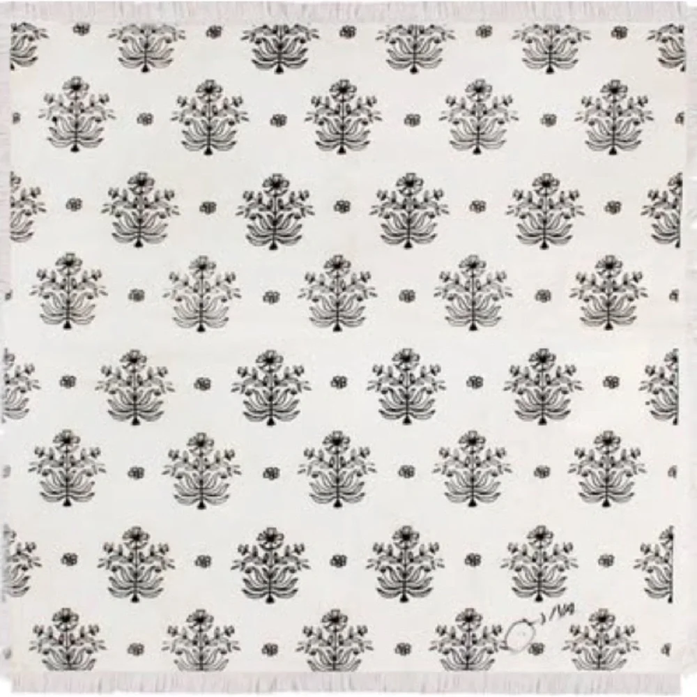 Set of 8 (Studio McGEE Style) Turk Treasures Printed Cloth Napkin NEW